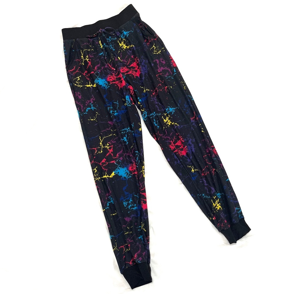 POP Fit Jogger in Bright Marble/Splatter Paint, Size XS
